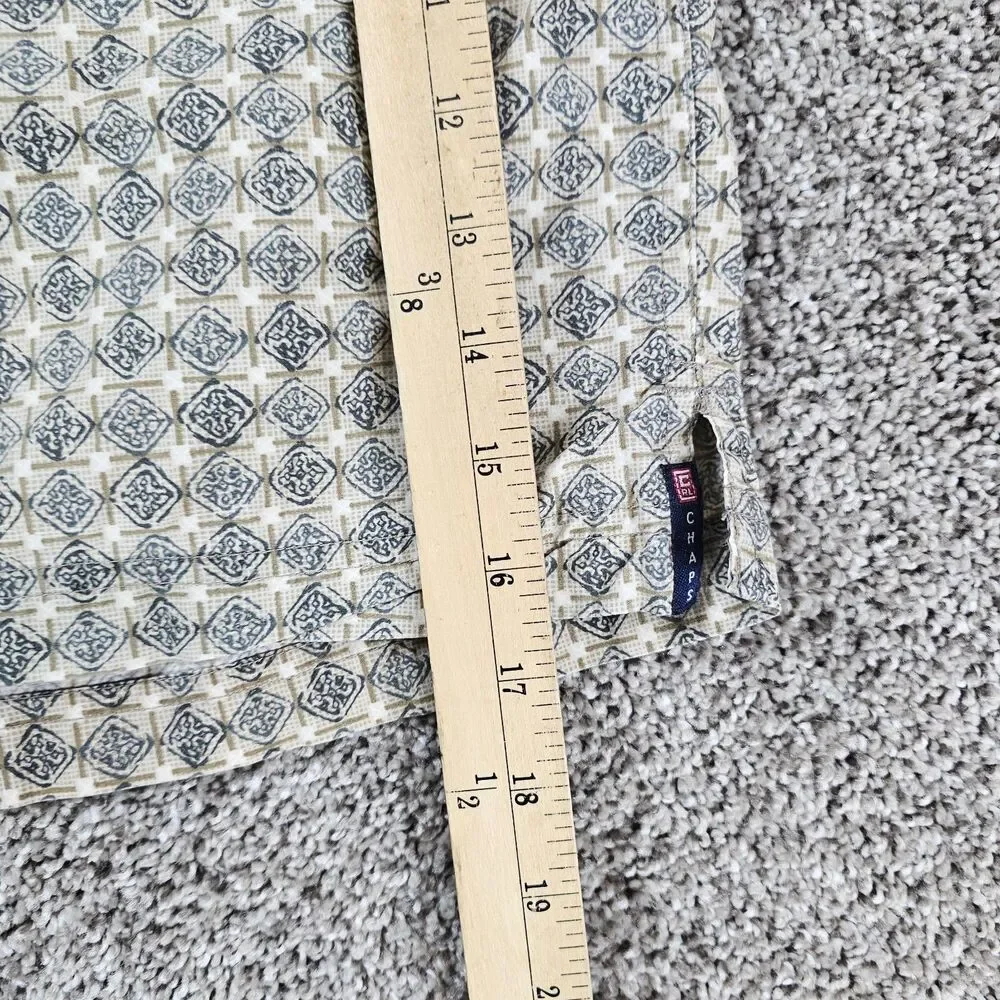 Vintage Chaps Ralph Lauren Shorts Mens XL Swim Trunks Lined Geometric AOP 90s
